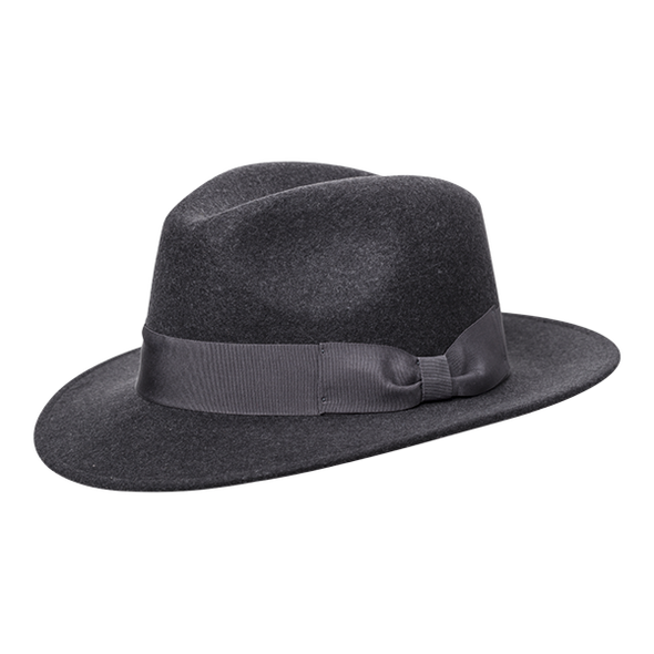 Fedora Wool Hat Grey - Wigéns