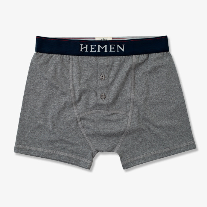 Lukan Boxer, Grey - Hemen Biarritz