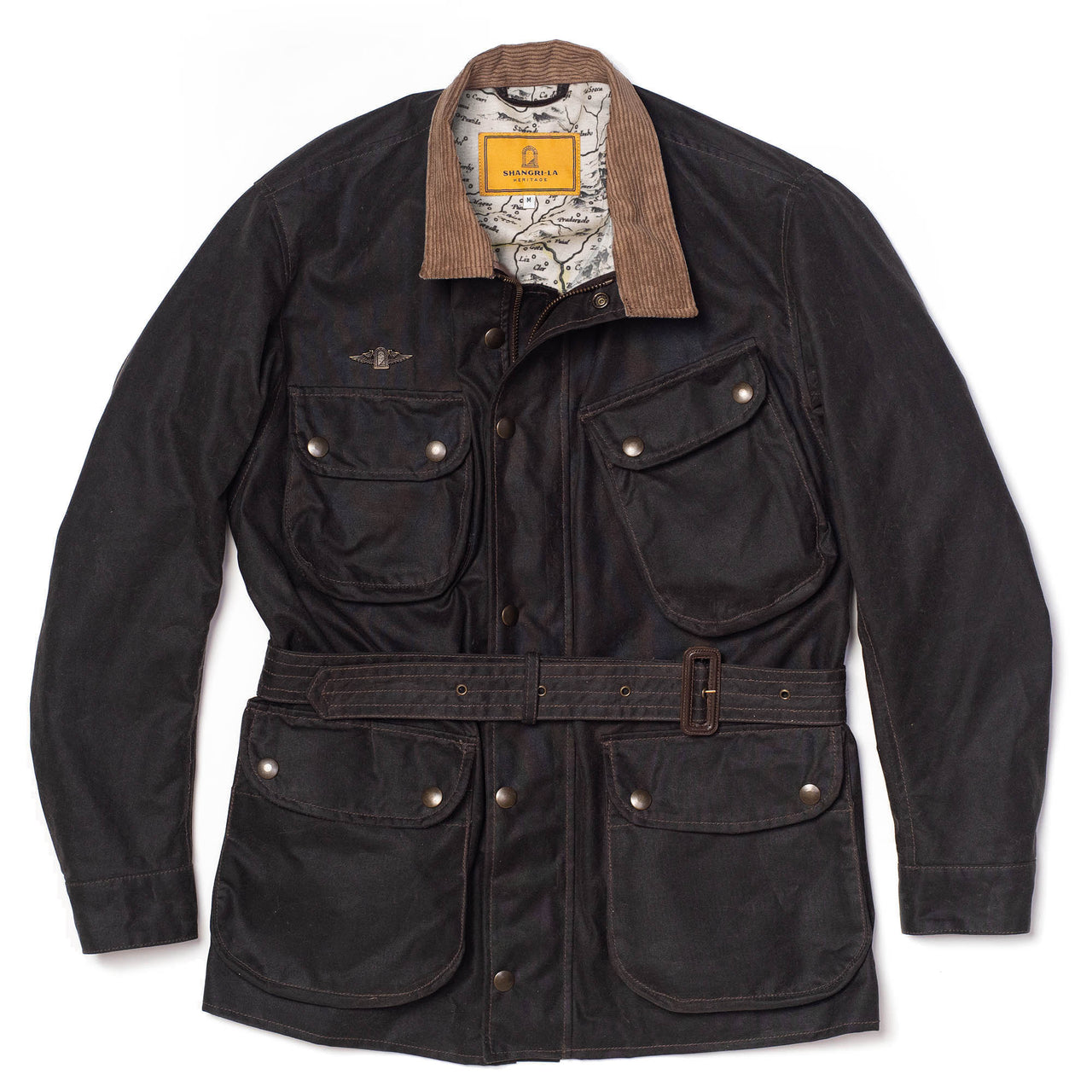 Explorator Deep Brown Waxed Canvas Jacket - Shangri-La Heritage