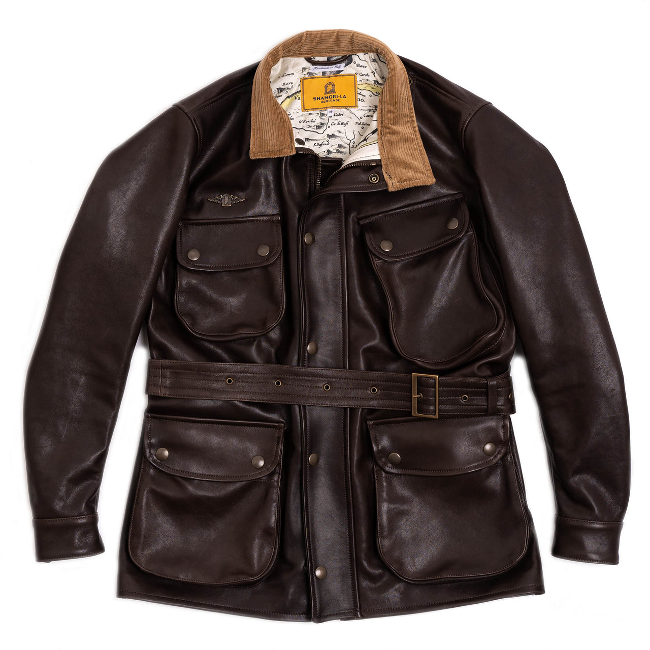 Explorator Testa Di Moro Leather Jacket - Shangri-La Heritage